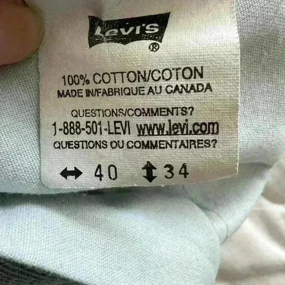 Vintage Levi's 506 Orange Tab Wash Straight Leg  Jeans sz 40 by 34 - Picture 8 of 14